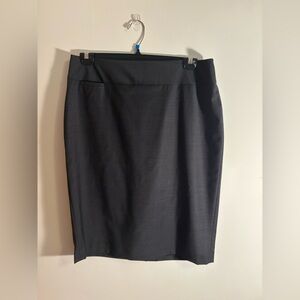 Talbot's Elegant Dark Grey Pencil Skirt